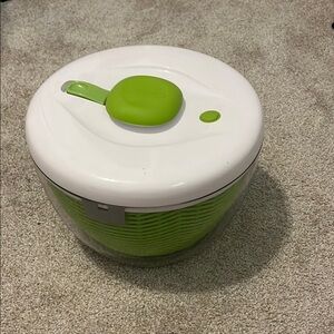 Farberware White and Green Salad Spinner